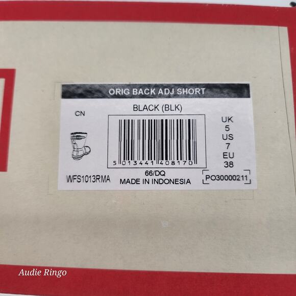 Hunter Original Short Rain Boots Black Women’s Size 7 - Picture 16 of 16